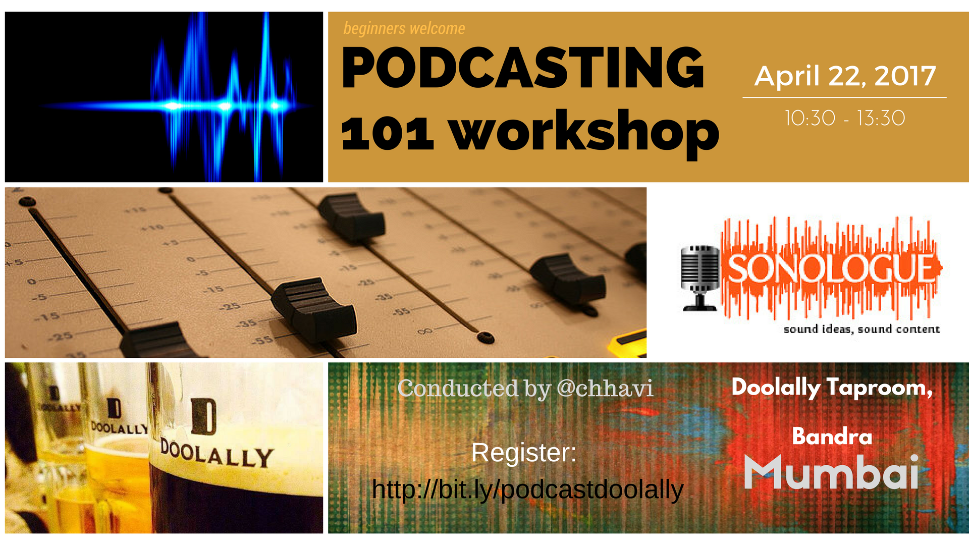 April 22: Podcasting Workshop #Mumbai